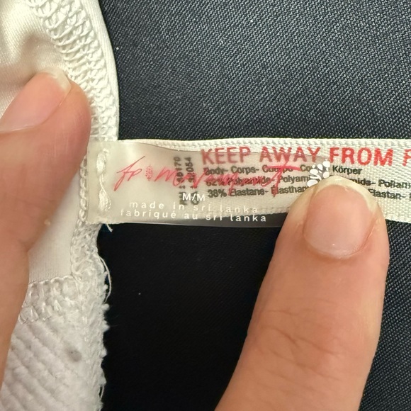 Free People Movement (FP Movement) Sports Bra - Size M - Cream/Ivory - Picture 6 of 6